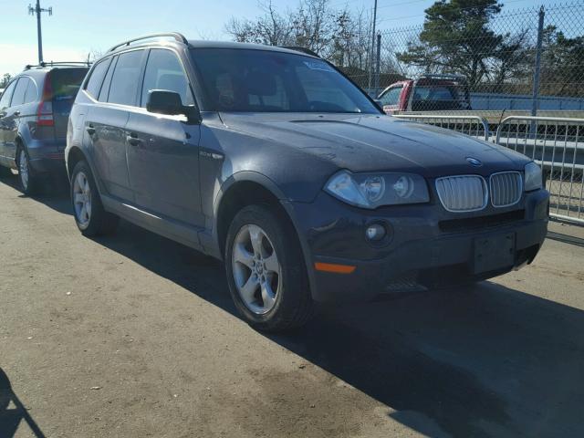 WBXPC93468WJ22284 - 2008 BMW X3 3.0SI BLUE photo 1