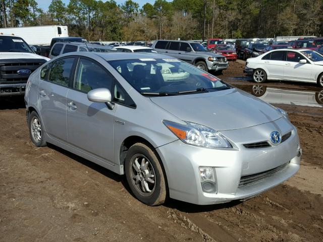 JTDKN3DU6A0071570 - 2010 TOYOTA PRIUS SILVER photo 1