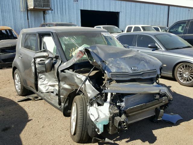 KNDJN2A22H7486606 - 2017 KIA SOUL GRAY photo 1