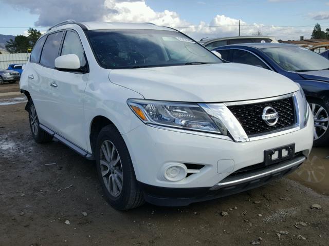 5N1AR2MM1DC638437 - 2013 NISSAN PATHFINDER WHITE photo 1