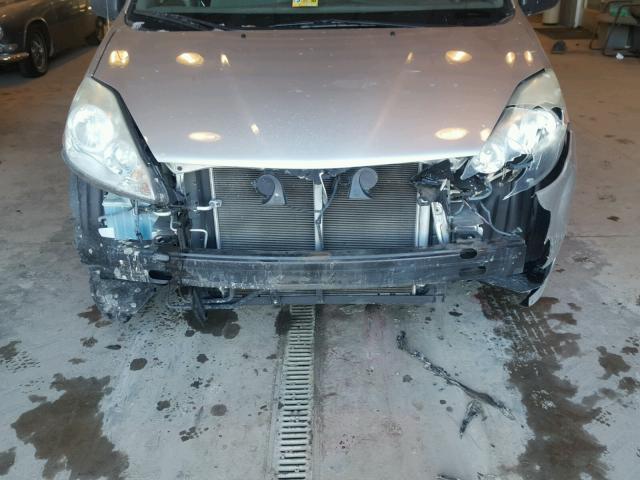 5TDZK23C58S215269 - 2008 TOYOTA SIENNA CE SILVER photo 9