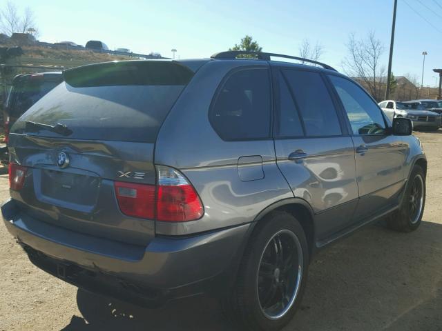 5UXFB53545LV19632 - 2005 BMW X5 4.4I GRAY photo 4