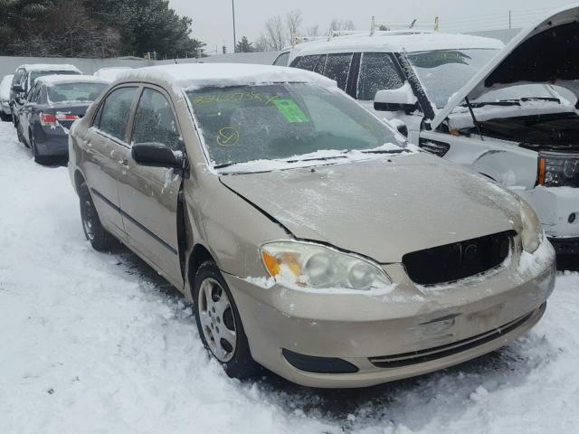 2T1BR32E46C697308 - 2006 TOYOTA COROLLA CE TAN photo 1