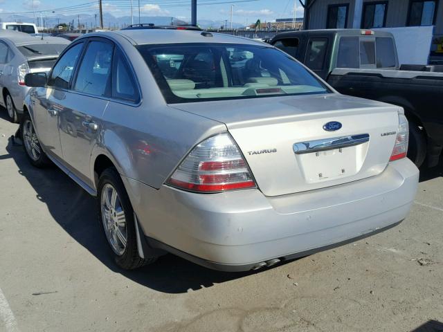 1FAHP25W89G125779 - 2009 FORD TAURUS LIM GOLD photo 3