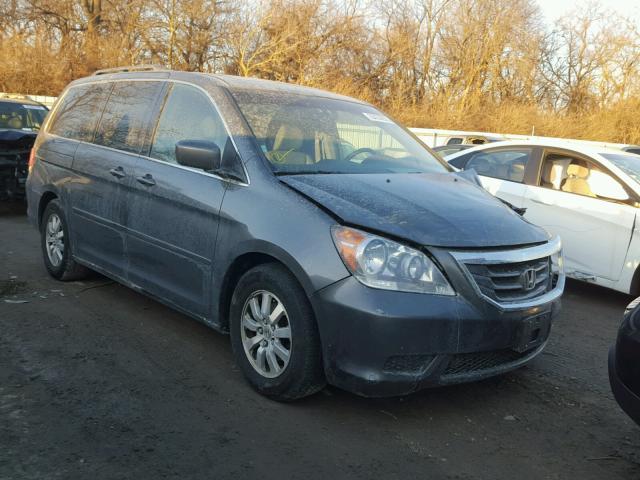 5FNRL3H74AB010390 - 2010 HONDA ODYSSEY EX GRAY photo 1