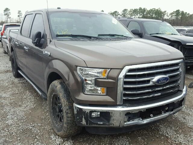 1FTEW1CF6GKE01626 - 2016 FORD F150 SUPER BROWN photo 1