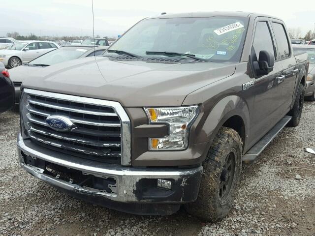 1FTEW1CF6GKE01626 - 2016 FORD F150 SUPER BROWN photo 2