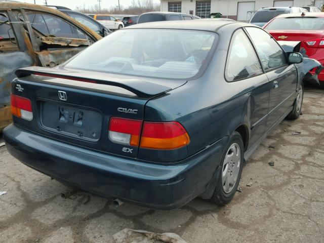 1HGEJ825XTL013501 - 1996 HONDA CIVIC EX მწვანე ფოტო 4