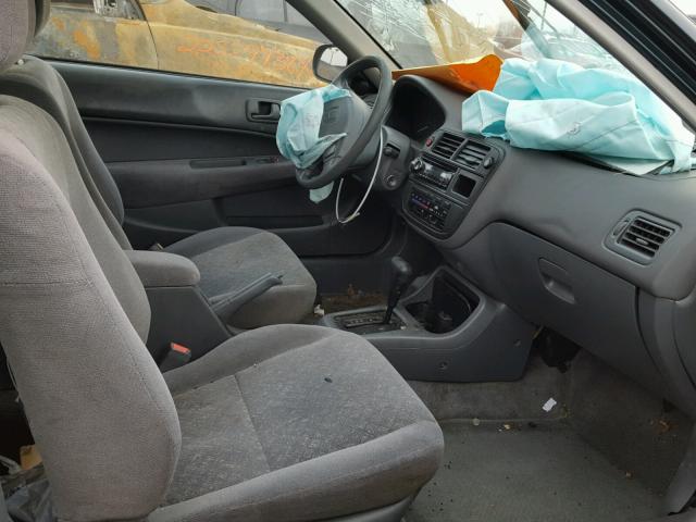 1HGEJ825XTL013501 - 1996 HONDA CIVIC EX მწვანე ფოტო 5