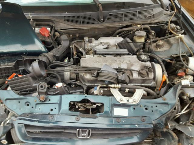 1HGEJ825XTL013501 - 1996 HONDA CIVIC EX GREEN photo 7