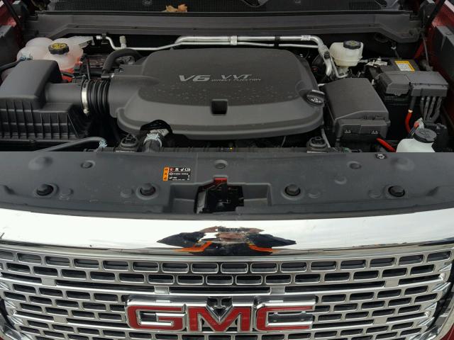 1GTG6EEN7H1309484 - 2017 GMC CANYON DEN RED photo 7