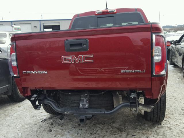 1GTG6EEN7H1309484 - 2017 GMC CANYON DEN RED photo 9