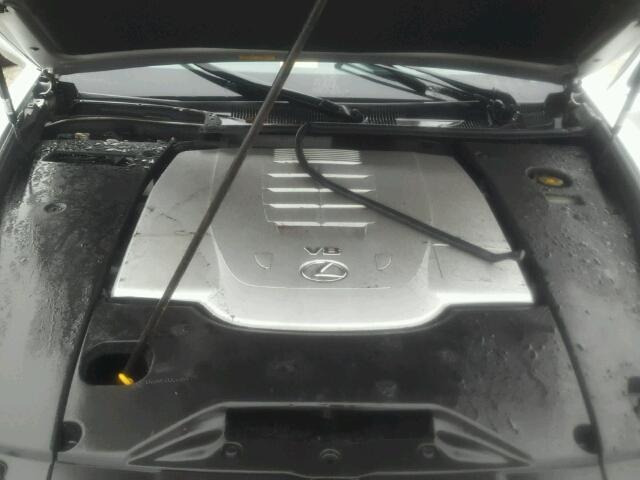 JTHBL46F375036618 - 2007 LEXUS LS 460 SILVER photo 7