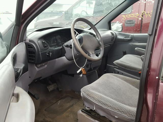 2B4FP25B2YR699142 - 2000 DODGE CARAVAN MAROON photo 5