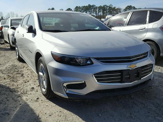 1G1ZB5STXHF255858 - 2017 CHEVROLET MALIBU LS 银色 照片 1