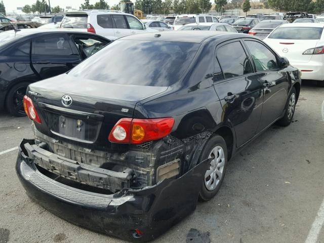 2T1BU40E69C034799 - 2009 TOYOTA COROLLA BA BLACK photo 4