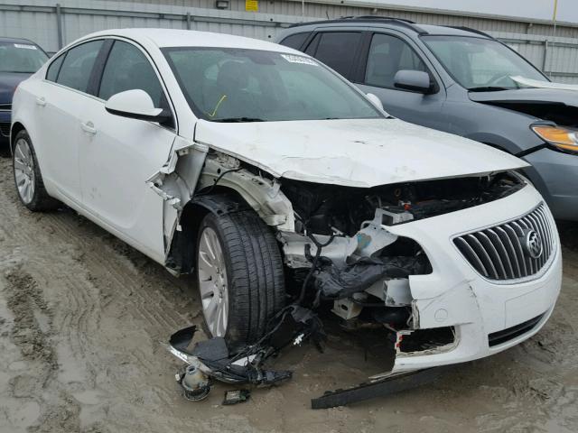 W04GZ5GV4B1091722 - 2011 BUICK REGAL CXL WHITE photo 1