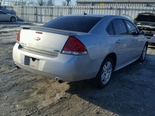 2G1WB5E3XC1137372 - 2012 CHEVROLET IMPALA LT SILVER photo 4