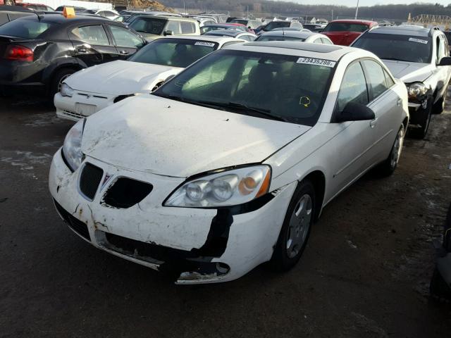 1G2ZF55B864171209 - 2006 PONTIAC G6 SE WHITE photo 2