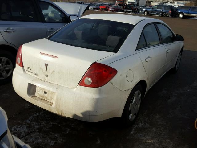 1G2ZF55B864171209 - 2006 PONTIAC G6 SE WHITE photo 4