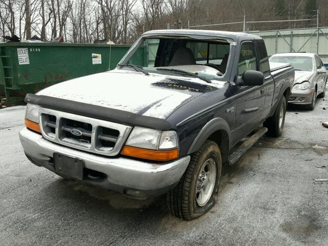 1FTZR15X8YPA97170 - 2000 FORD RANGER SUP BLUE photo 2