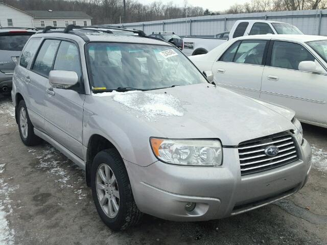 JF1SG65607G714755 - 2007 SUBARU FORESTER 2 SILVER photo 1