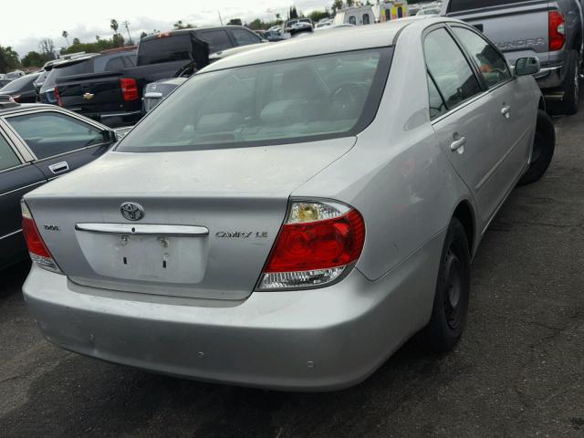 4T1BE32K46U733272 - 2006 TOYOTA CAMRY LE SILVER photo 4