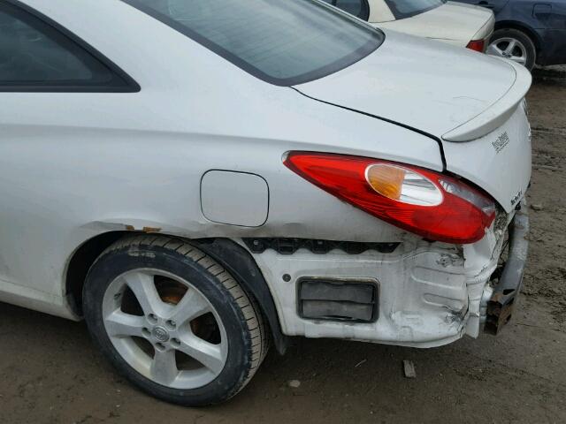 4T1CA30P74U024279 - 2004 TOYOTA CAMRY SOLA WHITE photo 9