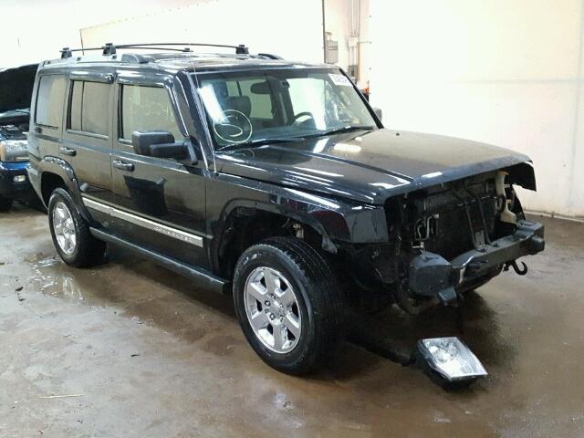 1J8HG582X6C293505 - 2006 JEEP COMMANDER BLACK photo 1