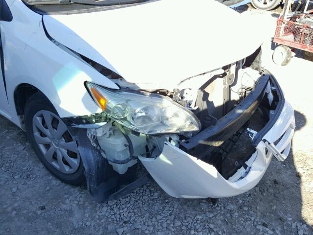 JTDBU4EE9B9146694 - 2011 TOYOTA COROLLA BA WHITE photo 9