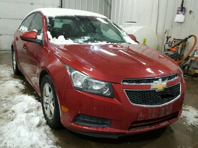 1G1PE5SC6C7234703 - 2012 CHEVROLET CRUZE LT RED photo 1