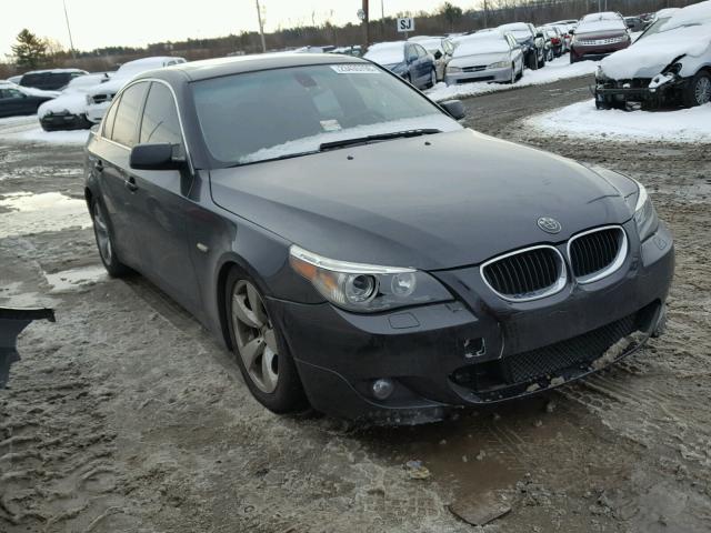 WBANE73546CM37589 - 2006 BMW 530 I BLACK photo 1