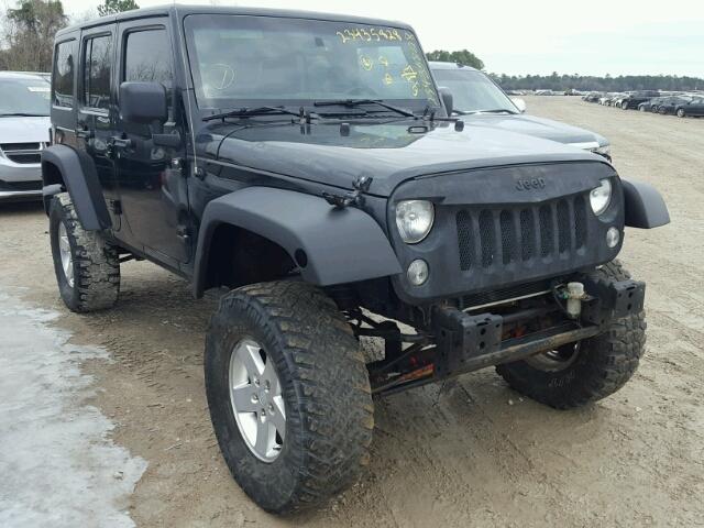 1C4BJWDG0DL535060 - 2013 JEEP WRANGLER U BLACK photo 1