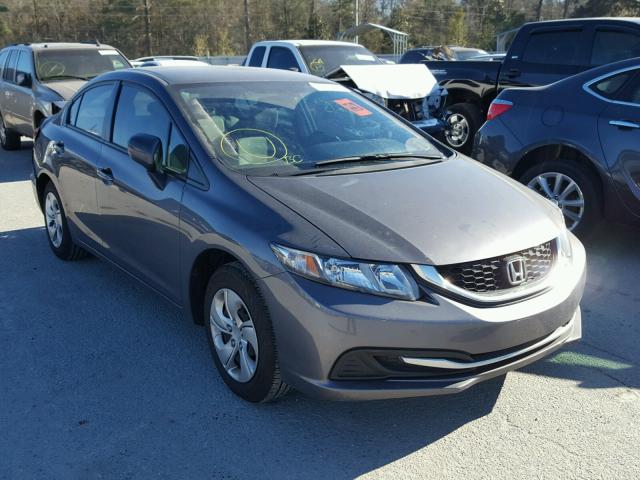 2HGFB2F5XFH548628 - 2015 HONDA CIVIC LX GRAY photo 1