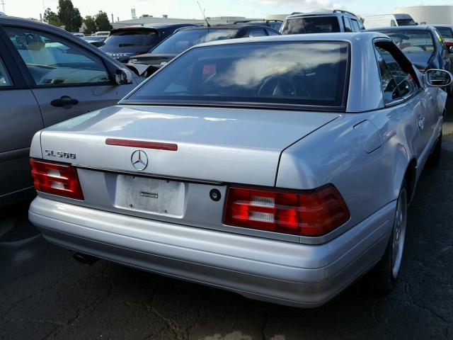 WDBFA68F3XF173648 - 1999 MERCEDES-BENZ SL 500 SILVER photo 4