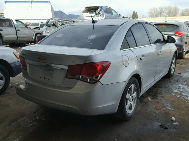 1G1PC5SB5D7135160 - 2013 CHEVROLET CRUZE LT SILVER photo 4