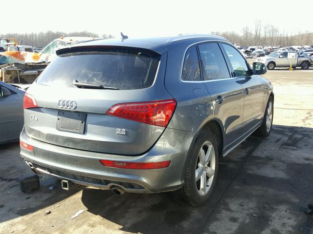 WA1DKAFP0CA071150 - 2012 AUDI Q5 PREMIUM GRAY photo 4