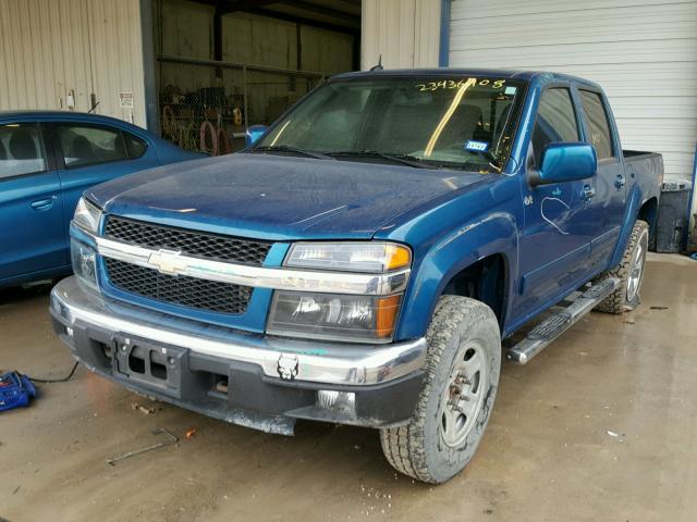 1GCHTDFE9B8141271 - 2011 CHEVROLET COLORADO L BLUE photo 2