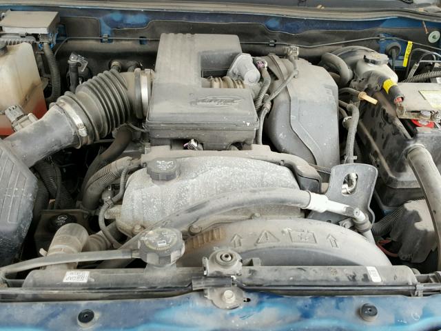 1GCHTDFE9B8141271 - 2011 CHEVROLET COLORADO L BLUE photo 7