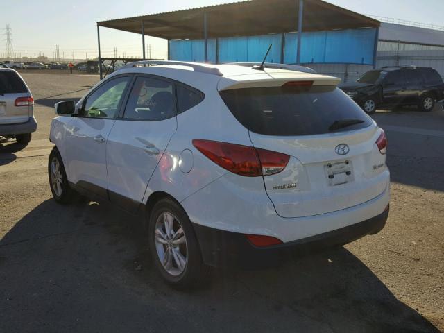 KM8JU3AC1CU536130 - 2012 HYUNDAI TUCSON GLS WHITE photo 3