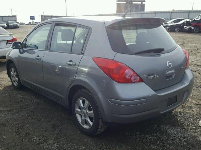 3N1BC1CP0CK238350 - 2012 NISSAN VERSA S GRAY photo 3