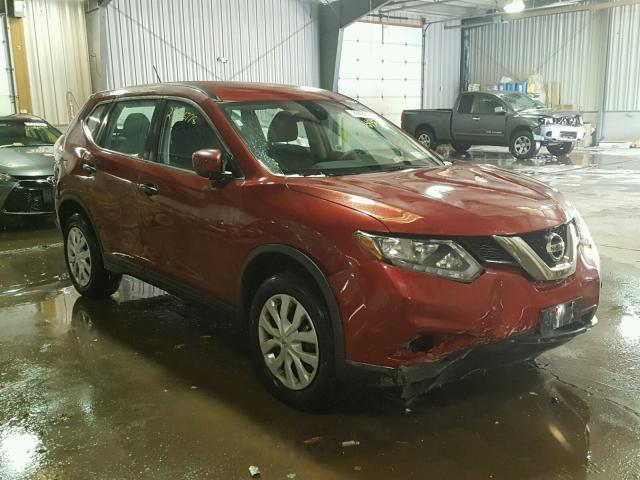 5N1AT2MV7GC784243 - 2016 NISSAN ROGUE S MAROON photo 1