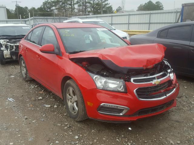 1G1PC5SB7F7231777 - 2015 CHEVROLET CRUZE LT RED photo 1