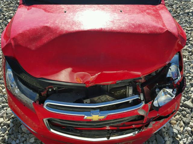 1G1PC5SB7F7231777 - 2015 CHEVROLET CRUZE LT RED photo 7