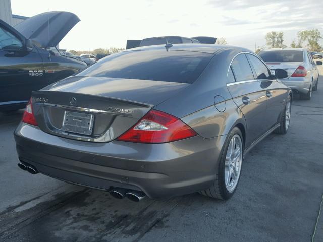 WDDDJ77X47A100994 - 2007 MERCEDES-BENZ CLS 63 AMG TAN photo 4