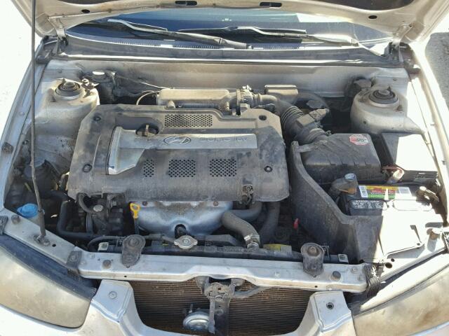 KMHDN45D43U571179 - 2003 HYUNDAI ELANTRA GL SILVER photo 7