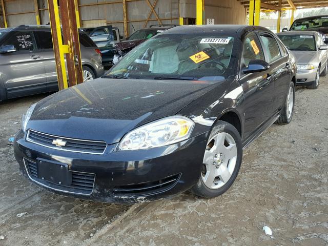 2G1WV58K981354235 - 2008 CHEVROLET IMPALA 50T BLACK photo 2