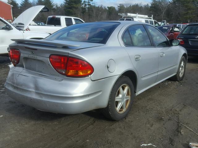 1G3NL52E63C334281 - 2003 OLDSMOBILE ALERO GL SILVER photo 4