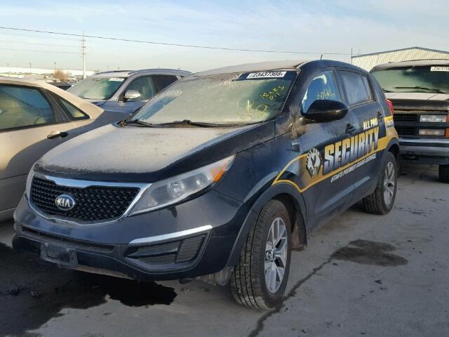 KNDPBCAC1E7618302 - 2014 KIA SPORTAGE L BLACK photo 2