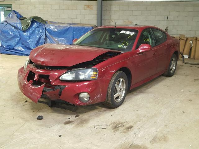 2G2WS542641323755 - 2004 PONTIAC GRAND PRIX MAROON photo 2